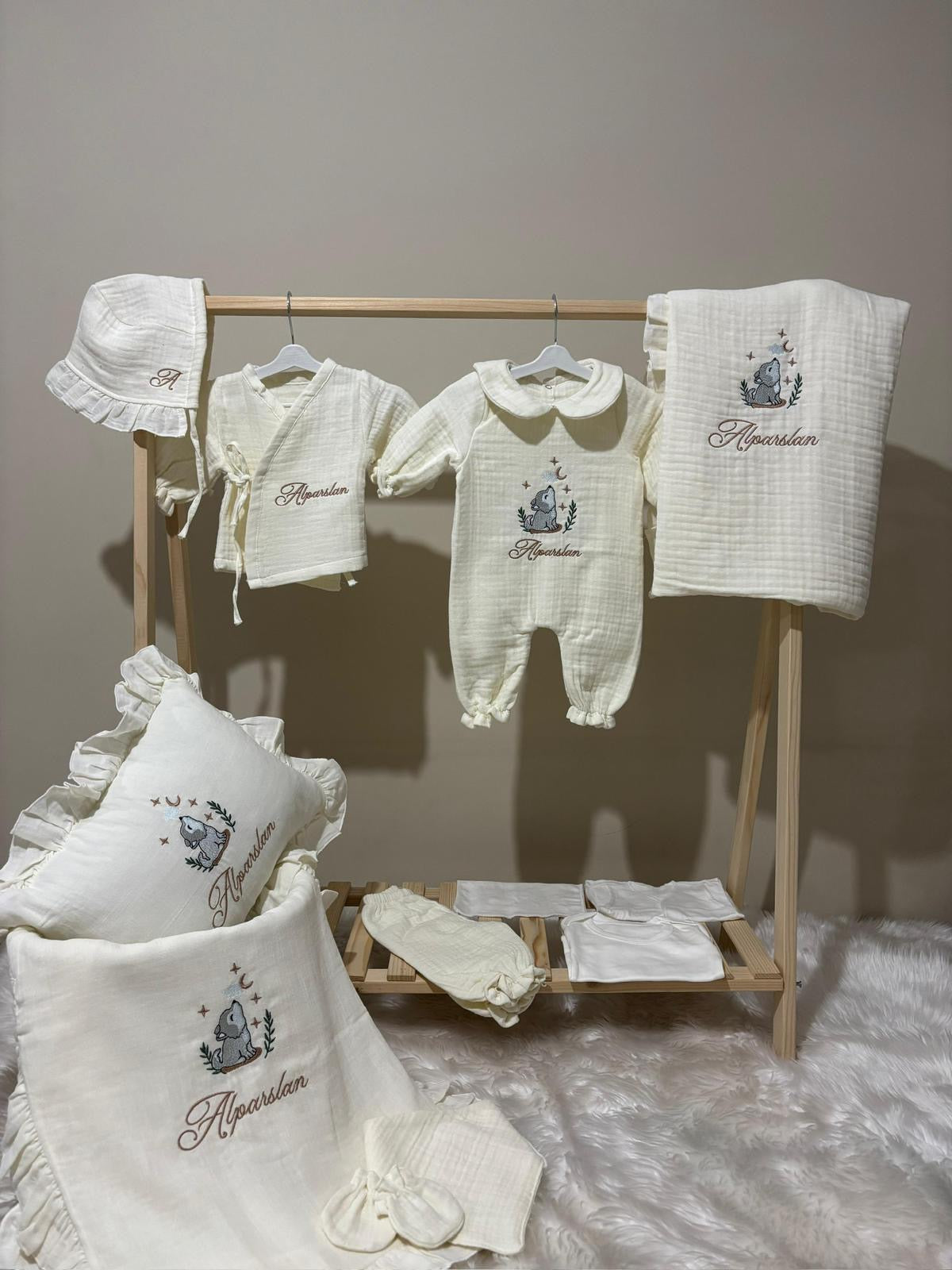 Kişiye Özel İsimli Hastane Çıkışı Full Set