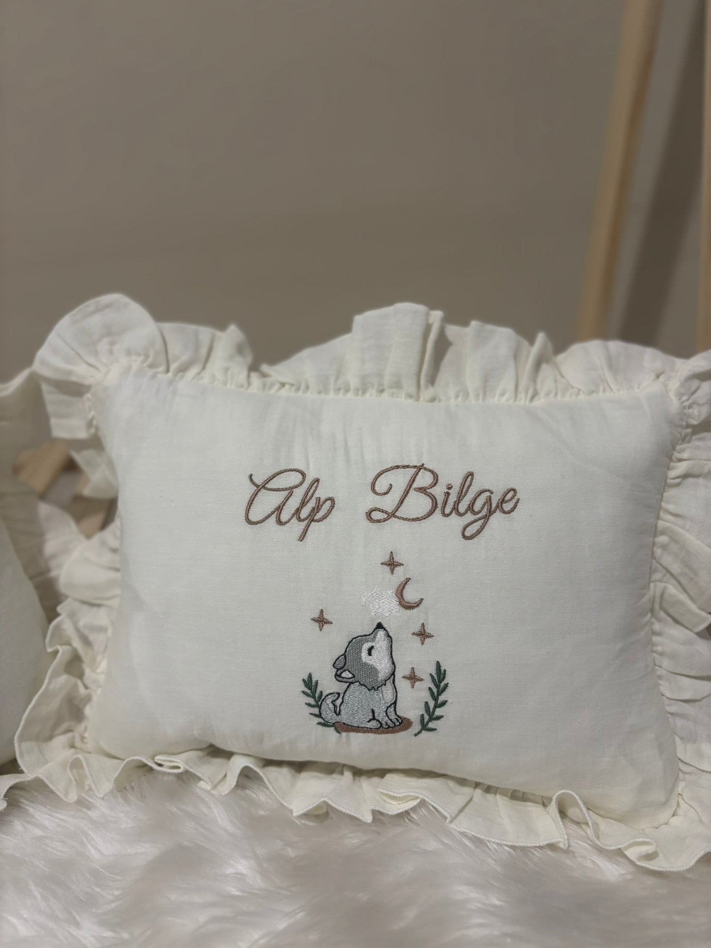 İsimli Yastık Kılıfı Bebek Yenidoğan