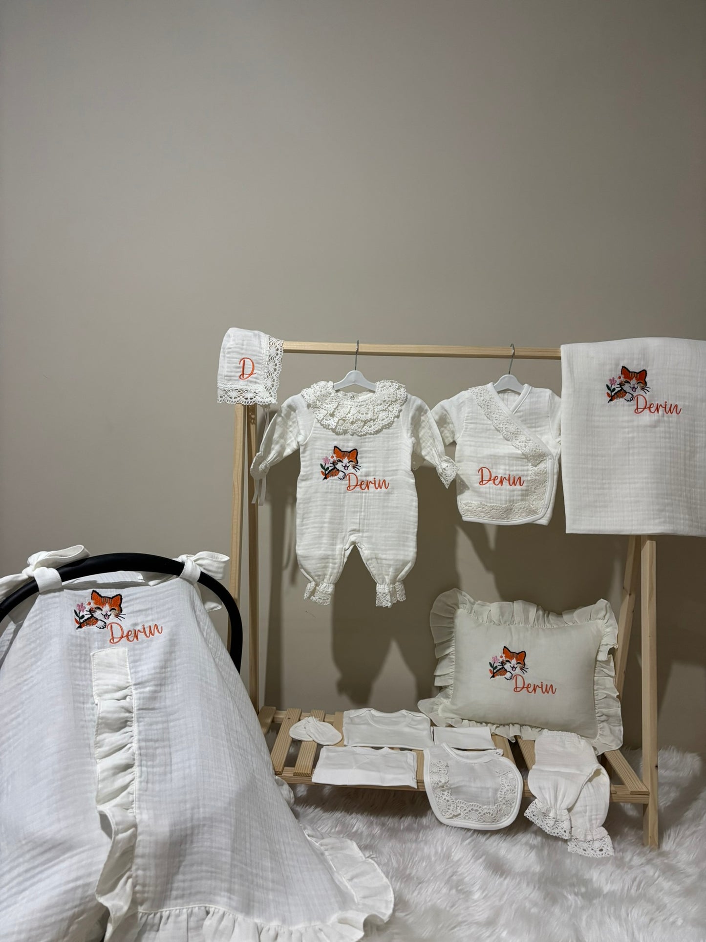 10lu Hastane Çıkışı İsimli Bebek Seti