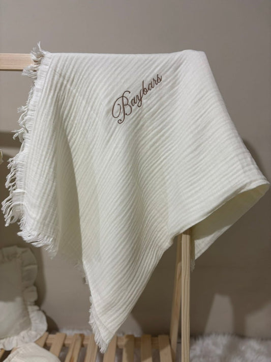 Püsküllü Battaniye - Bebekcim